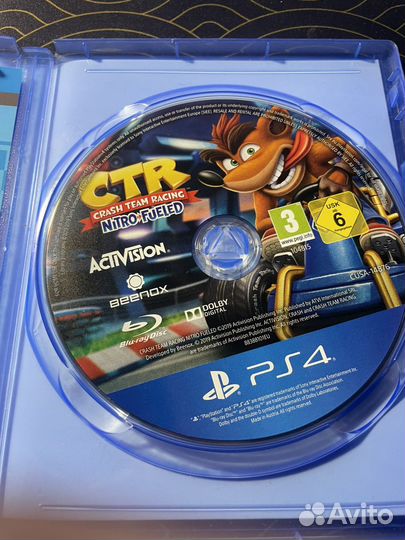 Crash team racing nitro fueled ps4