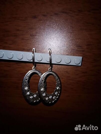 Серьги серебро 925 проба