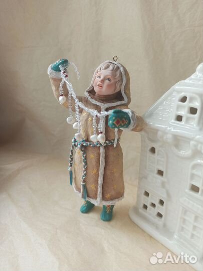 Ватные елочные игрушки