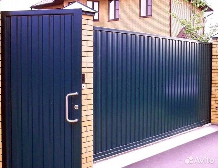 Откатные ворота со склада