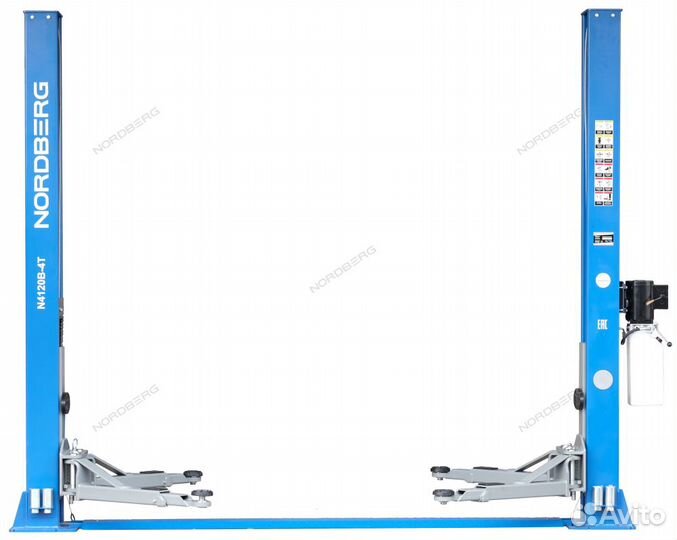 Подъемник 2-стоечный 4т N4120B-4B