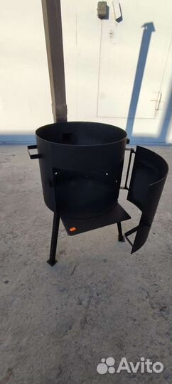 Печь под казан на 8 литров с съемной трубой