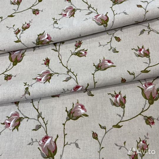 Шторы льняные