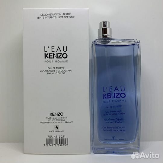 Kenzo - L’Eau Pour Homme 100ml Оригинал Тестер