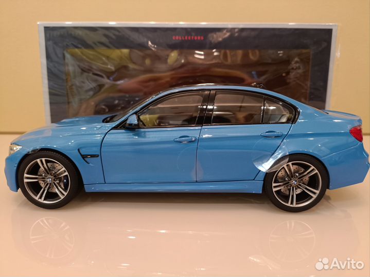 BMW M3 V (F80) 14-18г. Голубой 1:18