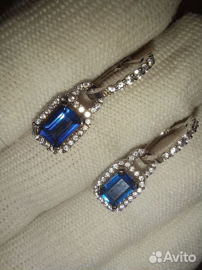 Серьги серебро