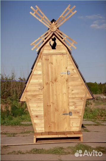 Дачный туалет с установкой SKU002