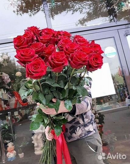 Высокие розы 150 160 170 180 190см доставка Москва