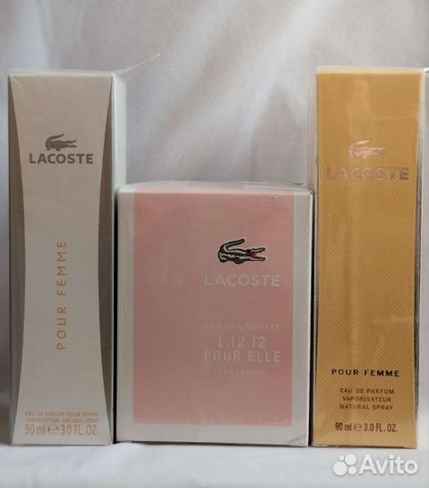 Туалетная вода lacoste женская
