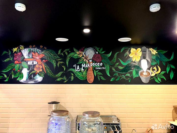 Граффити оформление рисунки роспись стен, окон