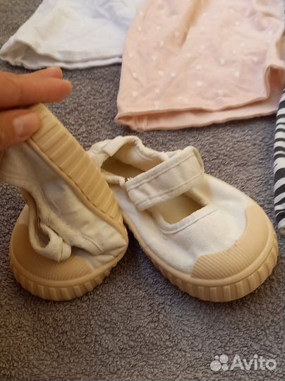 Комплект вещей для девочки размер 80 h&m