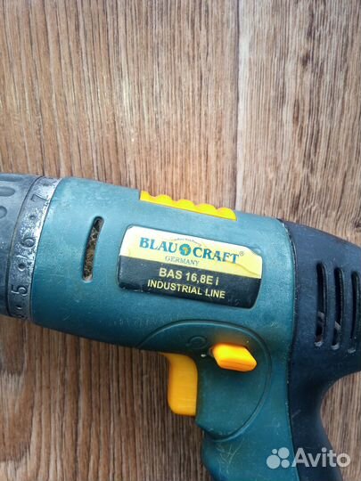 Шуруповерт Blaucraft BAS 16.8-E (Германия)