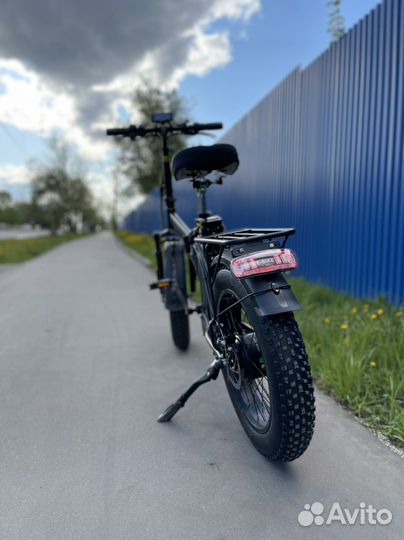 Электровелосипед фэтбайк складной новый