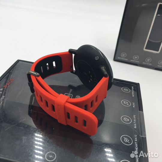 Смарт часы Xiaomi Amazfit Pace A1612 Красный ремеш