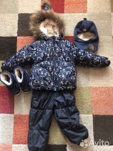 Huppa комплект 92 шапка, ботинки, краги