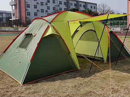 Палатки кемпинговые 4, 2 комнатные