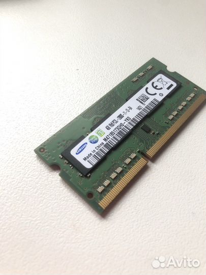 Оперативная память 4Гб для ноутбука DDR3 2шт