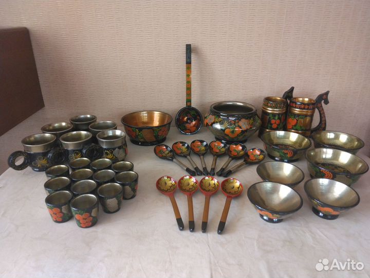 Посуда хохлома СССР