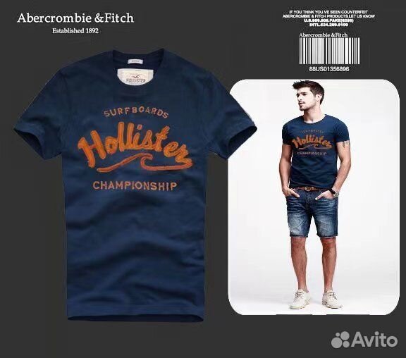 Abercrombie fitch футболки новые мужские