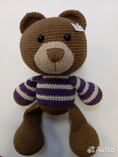 Мишка Тедди вязаный
