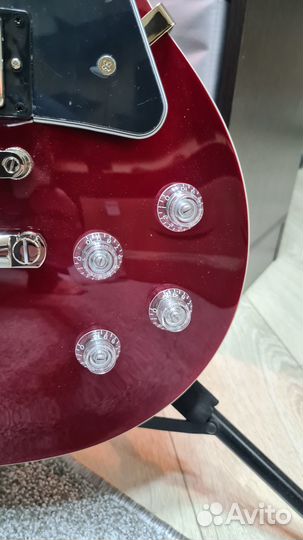 Epiphone les paul modern sparkling burgundy новый