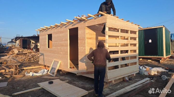 Бытовка и хозблок универсальные под ключ