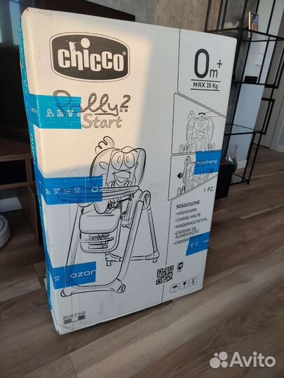 Стульчик для кормления chicco polly 2 start