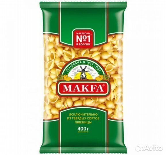Макароны Makfa Ракушки 400 г