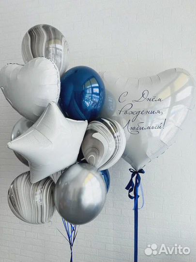 Воздушные гелиевые шары на День Рождения, Юбилеи