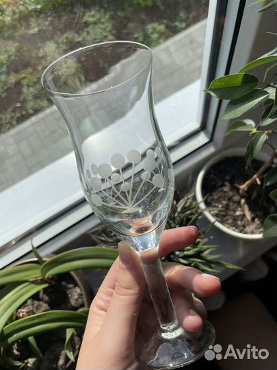 Хрустальные фужеры СССР