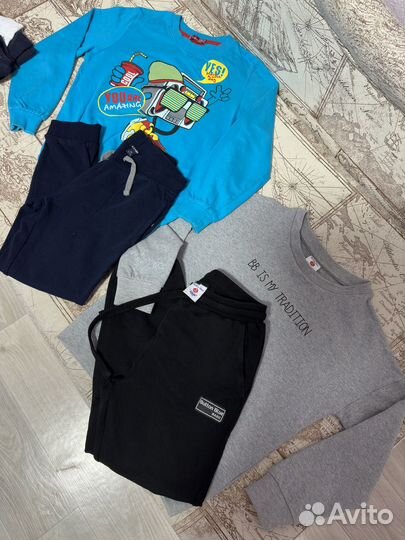 Пакет одежды на мальчика 128-134
