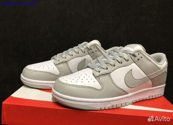 Кроссовки Nike dunk low grey fog оригинал