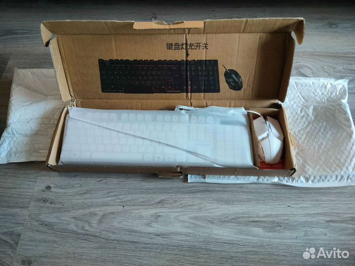 Комплект игровой мыши и клавиатуры для пк