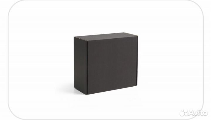 Коробка для подарка самосборная черная