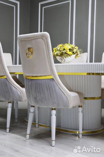 Обеденная группа стол стулья новый