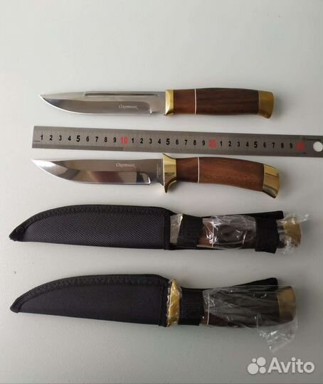 Нож охотник с упором