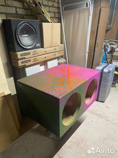 Короб для сабвуфера 2 15