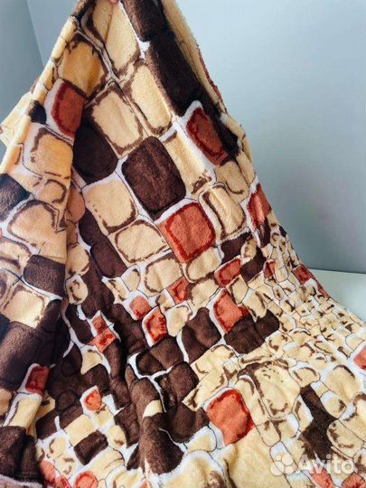 Новый махровый плед 180 на 200 см