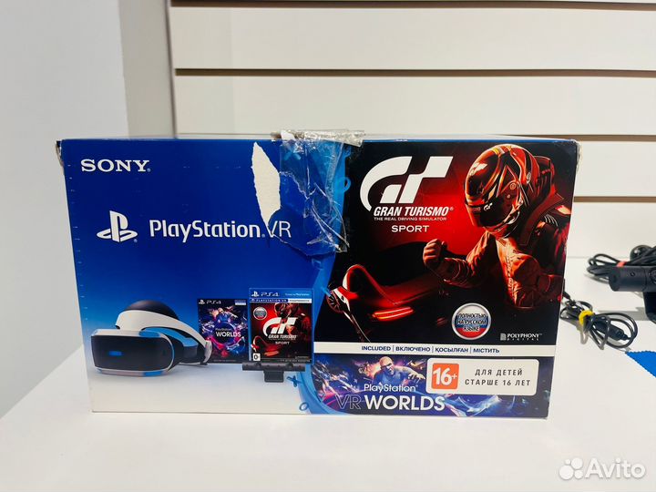 Sony PlayStation VR + гарантия/Полный комплект