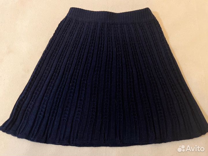 Юбки шерстяные вязаные для девочек