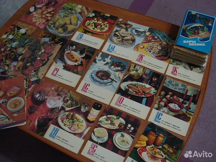 Открытки с рецептами кухонь республик