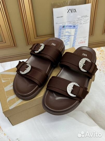 Сандалии Шлепки Zara женские Размер 36-40