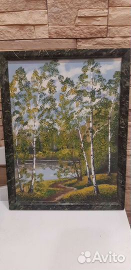 Картина-панно с цветной,каменной крошкой