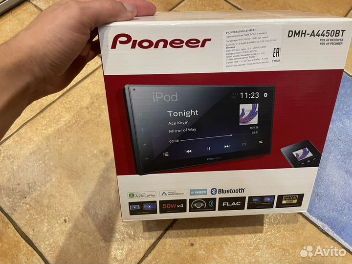 Автомагнитола Pioneer DMH-A4450BT 2 din