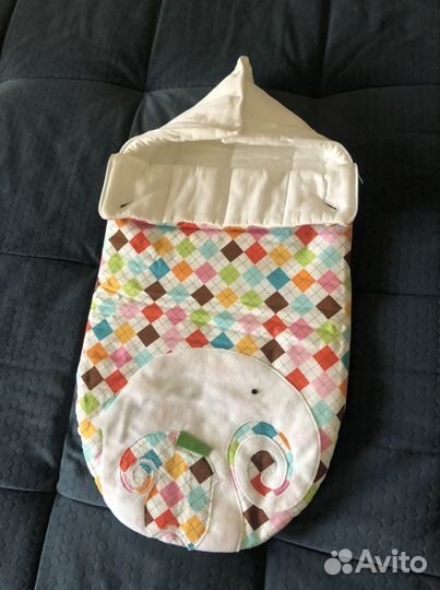 Конверт на выписку и в коляску весна-лето