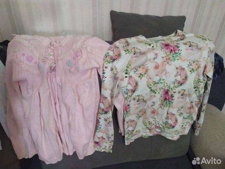 Одежда для девочки пакетом 128