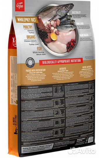 Сухой корм для кошек orijen original 5,4 кг