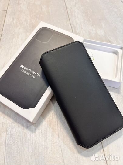 Кожанный чехол-книжка iPhone 11 Pro Max