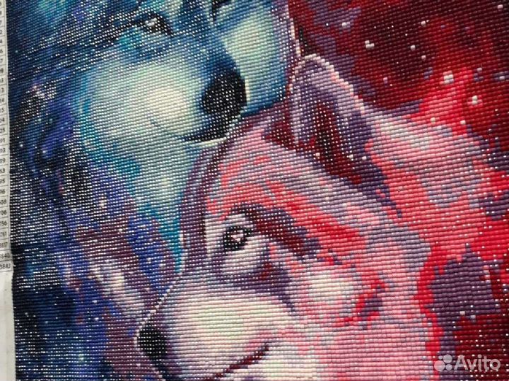 Готовая картина алмазная мозаика