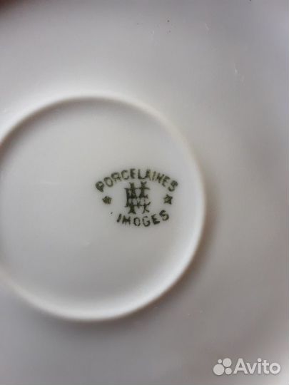 Сервиз кофейны.,Фужеры синие стекло